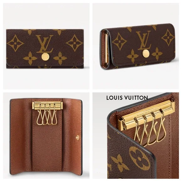 Louis Vuitton Authentic Monogram Canvas 4 Key Holder